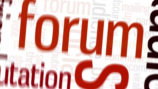 Tag cloud containing words related to social media and marketing
