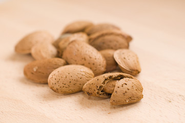 Cracked almond
