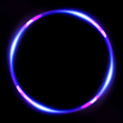 ring lens flare purple
