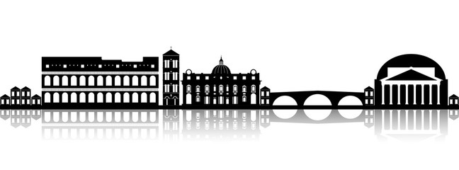 Rome City Silhoutte