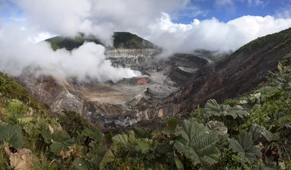 Stoff pro Meter Poas volcano of Costa Rica in Central America © Pedro Bigeriego