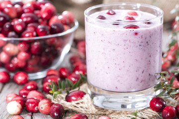 Cranberry Milkshake