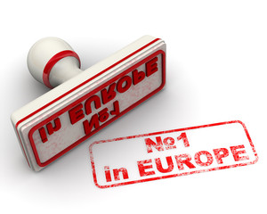 №1 in Europe. Печать и оттиск