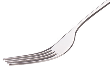 Fork isolated  on white background cutout
