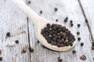 Portion of Black Pepper