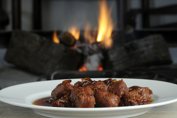 Salsicce agrodolci Sausage sweet and sour
