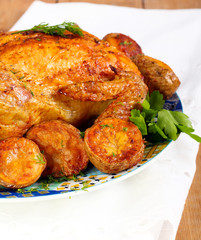 Roast chicken