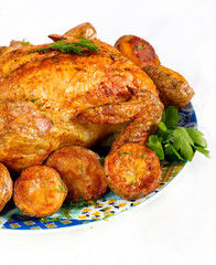 Roast chicken