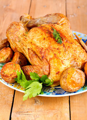 Roast chicken