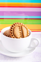 Homemade stamp cookies