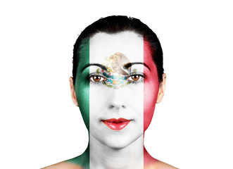 Face  with the Mexico flag