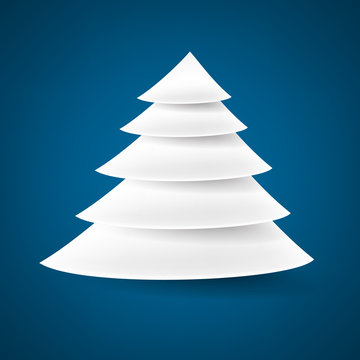 Paper christmas tree.