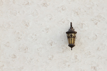 wall lamp with background