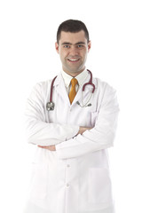 happy male doctor