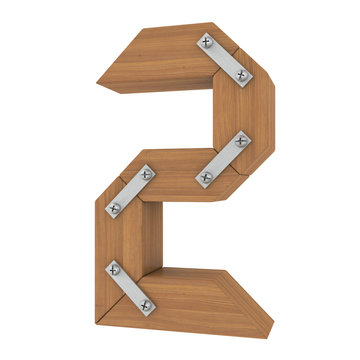 Wooden number two