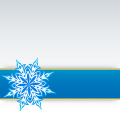 snowflake on a paper background