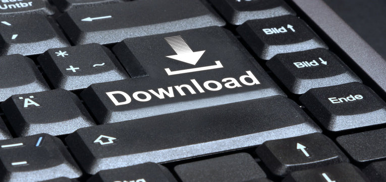 eks8 EnterKeySign - english: keyboard with black key download - German: Schwarze Herunterladen Taste auf Tastatur - g10