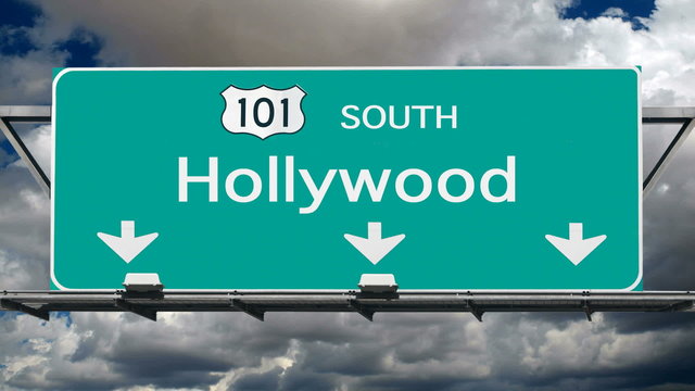 Hollywood 101 South Fwy Sign Time Lapse