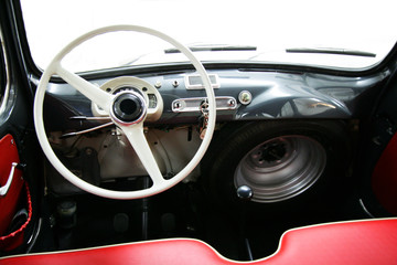 Fiat 600 multipla interiors steering wheel
