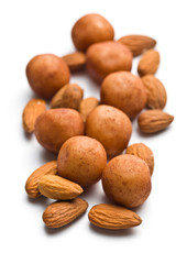 Obraz premium marzipan balls and almonds