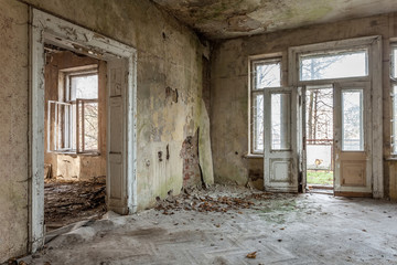 Beautiful, forgotten and destroyed house