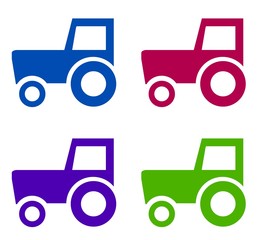 Tracteurs de couleurs