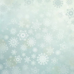 Christmas background with snowflakes