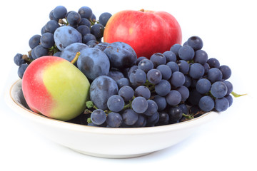 Fruit in a plate.