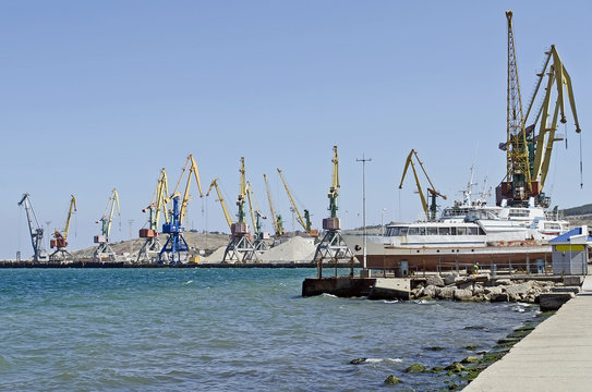 Seaport in Feodosia