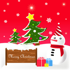 Vector of christmas background