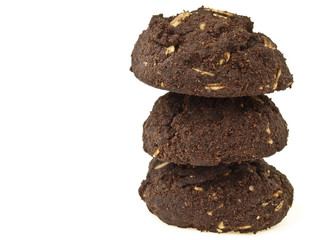 dark brownie stack