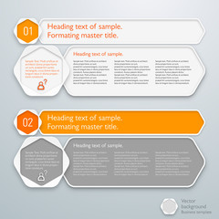 Infographics Web Banner & Label Design