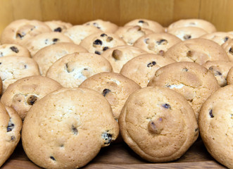 Cookies biscuit with raisin