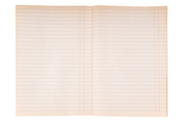 Striped notebook paper texture with margin