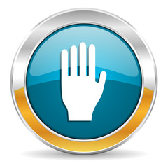 Obraz premium stop icon