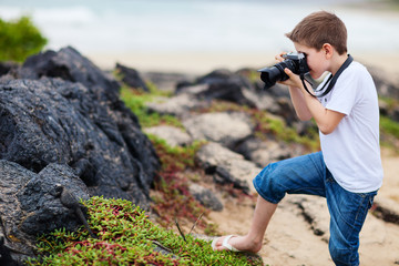 Young nature photographer