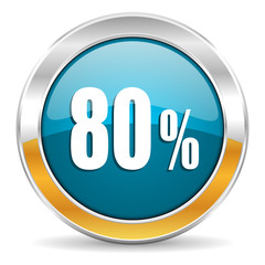 80 percent icon