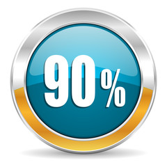 90 percent icon