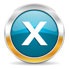 Fototapeta premium cancel icon