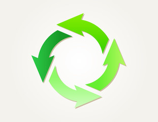 Fototapeta premium gradient circle arrows