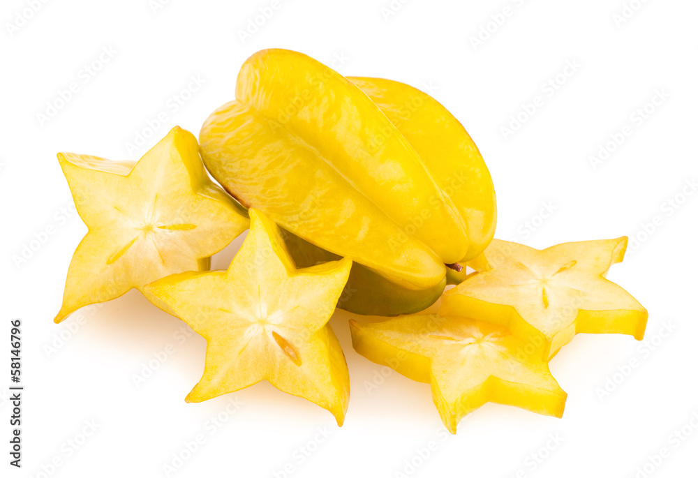 Wall mural star fruit - carambola