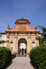 Fototapeta na wymiar Villa Pallavicini lub Pałac Marquises - Verdi Muzeum