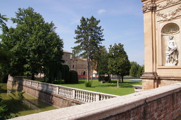Fototapeta na wymiar Jardin du Palais des Marquis - Verdi Muzeum
