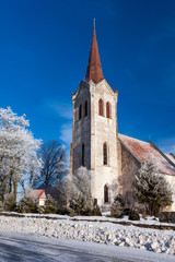 Fototapeta na wymiar J?elähtme Kościół w Estonii