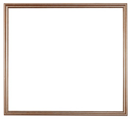 narrow bronze painted wooden picture frame