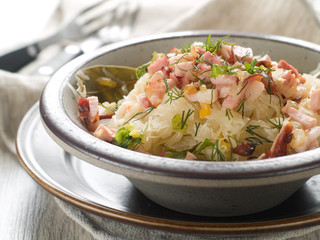 Stewed sauerkraut