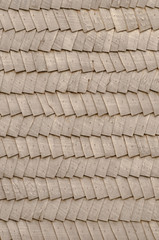 old shingle roof