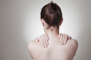 Woman with back pain
