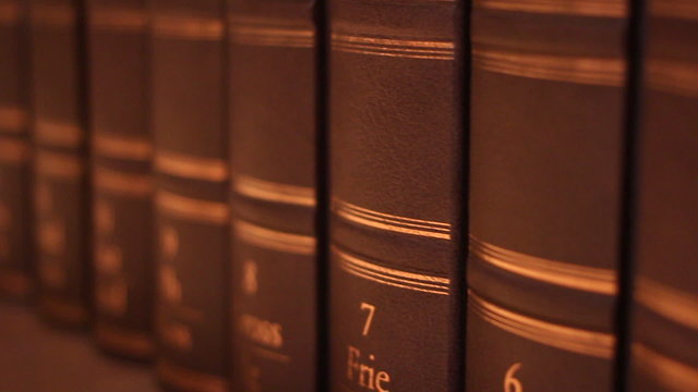 Book with a luxurious leather binding