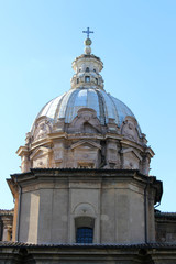Fototapeta na wymiar Dome Church, Rome, Italy